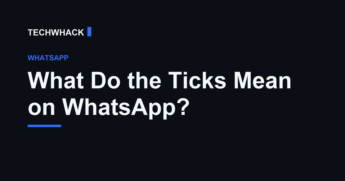 A WhatsApp message showing two blue read-receipt ticks